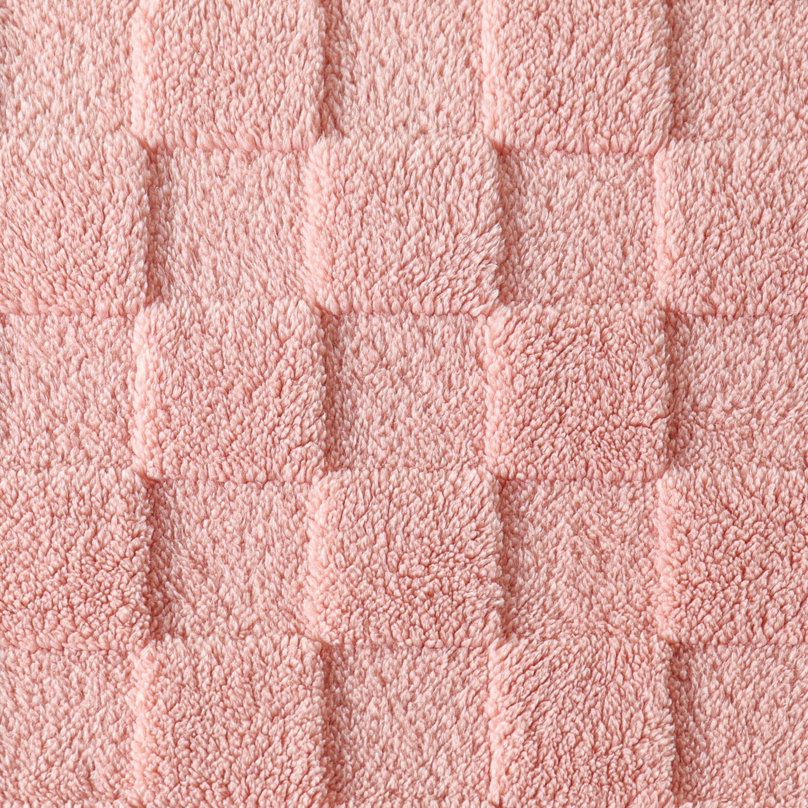 Fleece Throw Blanket for Couch, Super Soft Warm Lightweight Checkered Pattern Blanket for All Seasons, Pink, 50"x60"