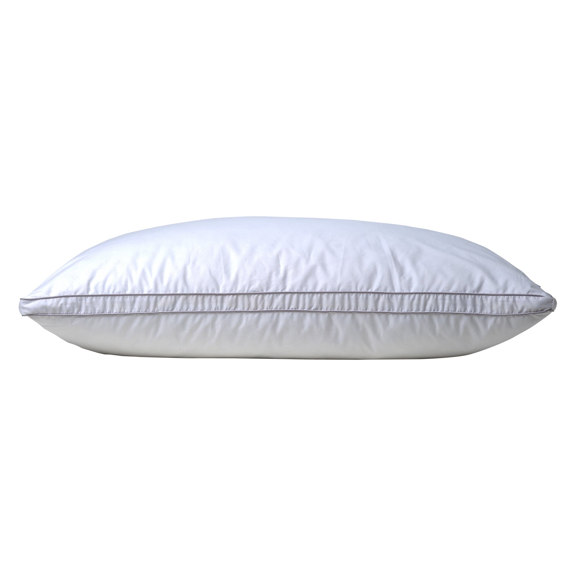 Linen Premium Goose Down Feather Pillow for Bed, Soft & Supportive, Standard Size, White