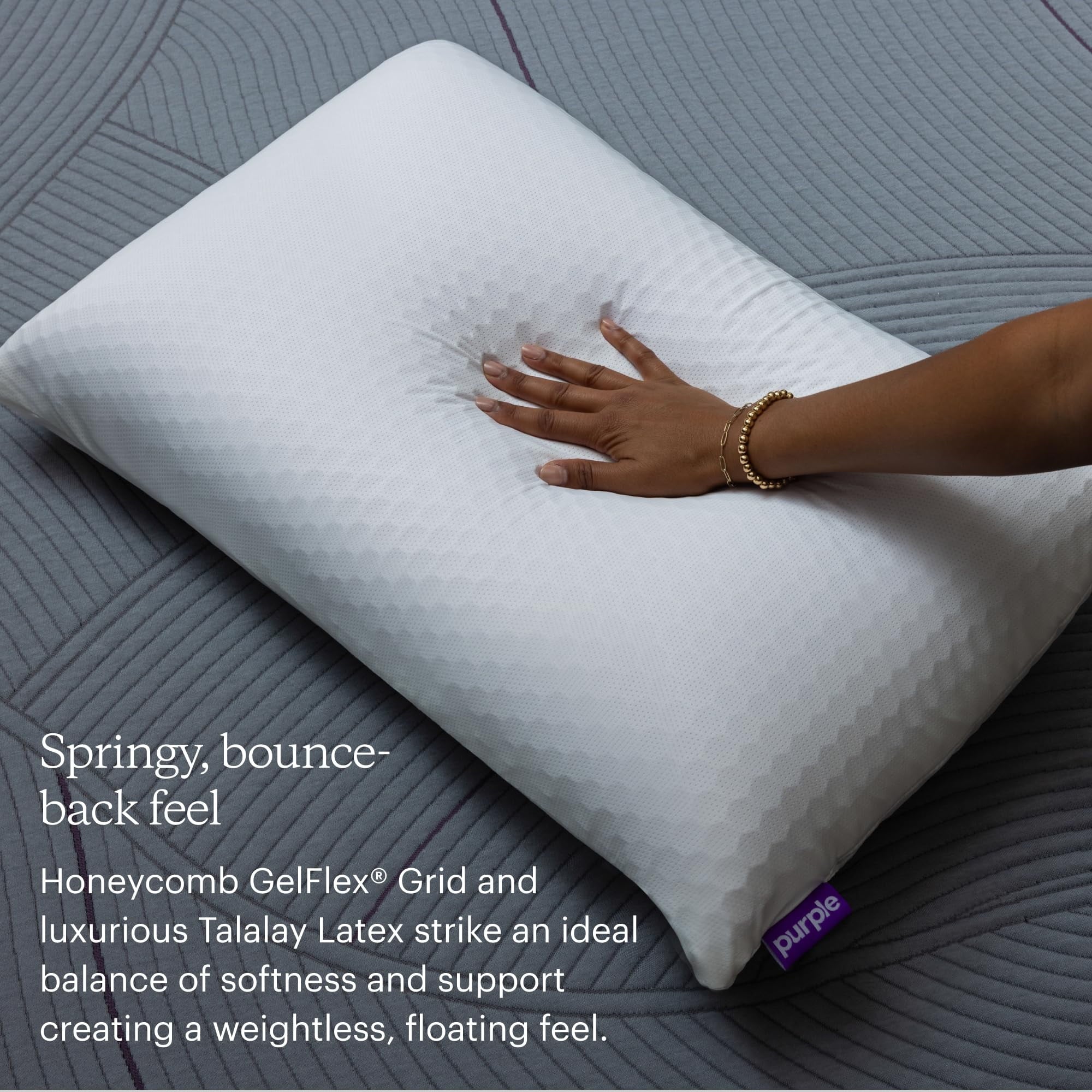 Harmony Medium Standard Bed Pillow - Hypoallergenic