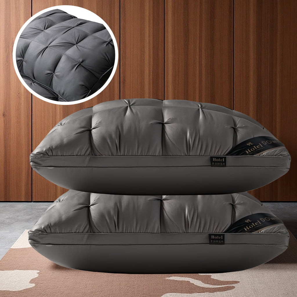 twisted bed pillow-highly breathable large pillow for lateral/supine/prone sleepers, 29 x 19 inch pillow for family b...