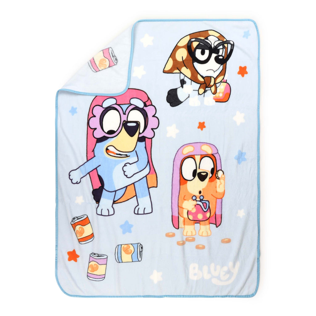 Family Kids Throw Blanket, Soft Coral Fleece, Multicolor, 46" x 60"