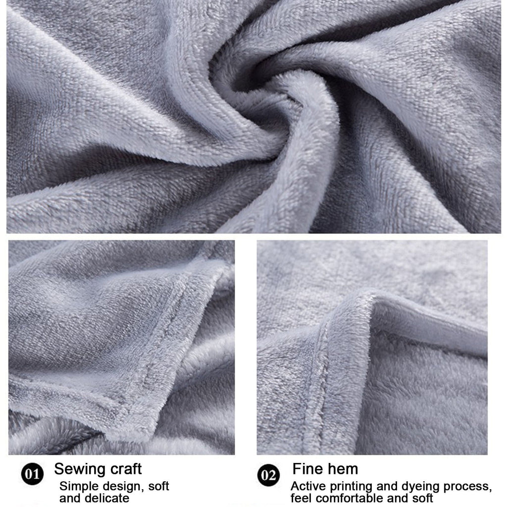 Under $5 Flannel Blanket 27.56X39.37 Inches Blanket Soft Cozy Throw Blanket for Couch, Bed, Household Blanket for All...