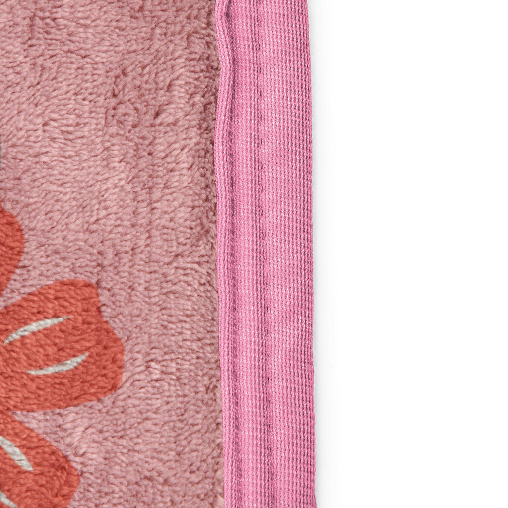 Floral Grace 46 x 60 Coral Fleece Kids Throw Blanket - Soft Bedding Accessories