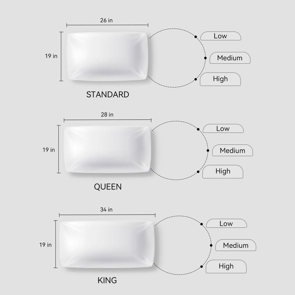 Bed Pillows for Sleeping, Queen Size Set of 2, Sandwich Mesh with Breathable Sides, Premium Medium pillows for Back, ...