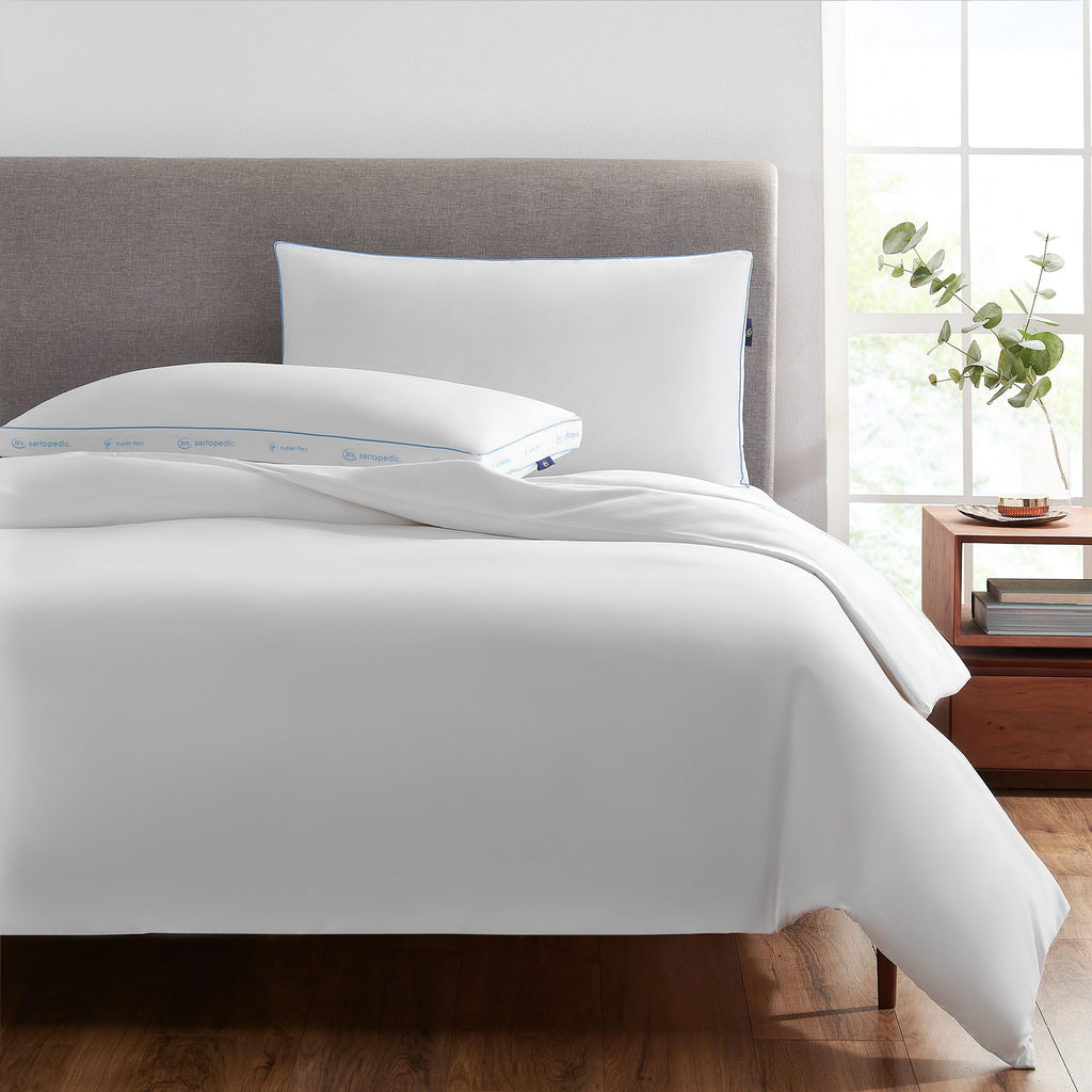 pedic Extra Firm Bed Pillow, King, 2 Pack, Hypoallergenic