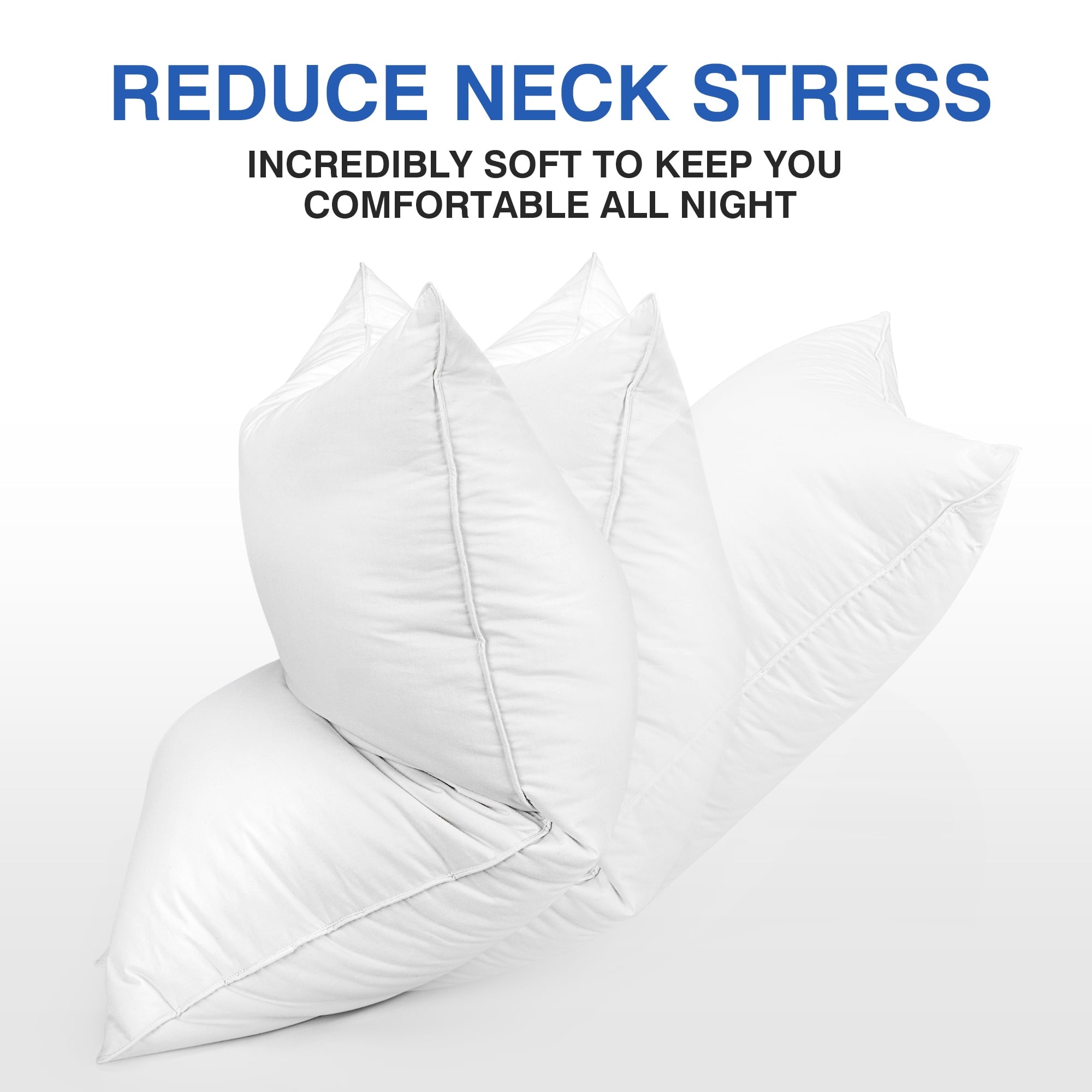 Pillows and Bed Pillows Queen Size for Sleeping,With 2 Set of Soft Cotton Cover- Pack of 2