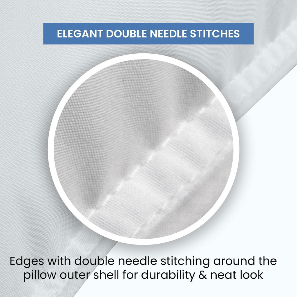 Ryotei Economy Bulk Hotel Pillows 20"x26" Standard (Pack of 12) | Premium Cluster Fiber Fill | Soft Down Alternative ...