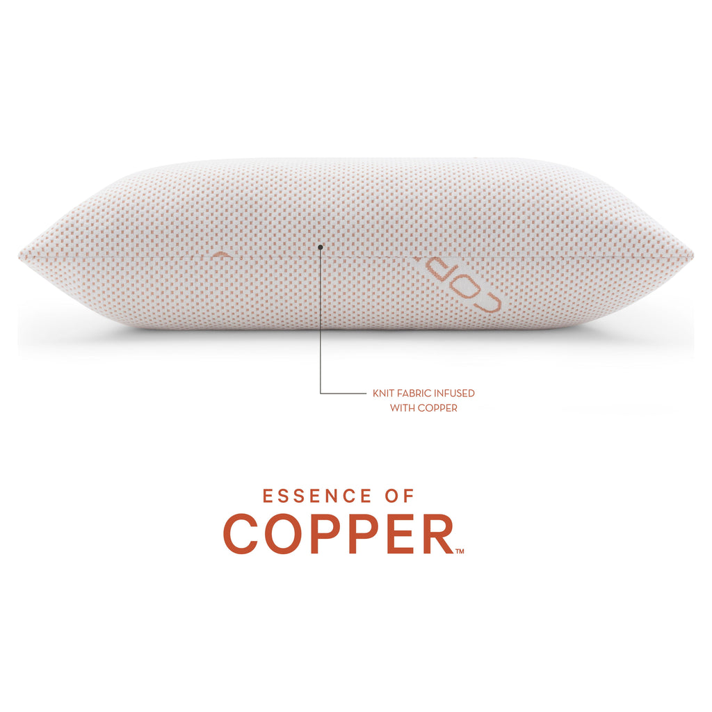 Luxury Knit Bed Pillow 2 Pack, Standard/Queen, Polyester