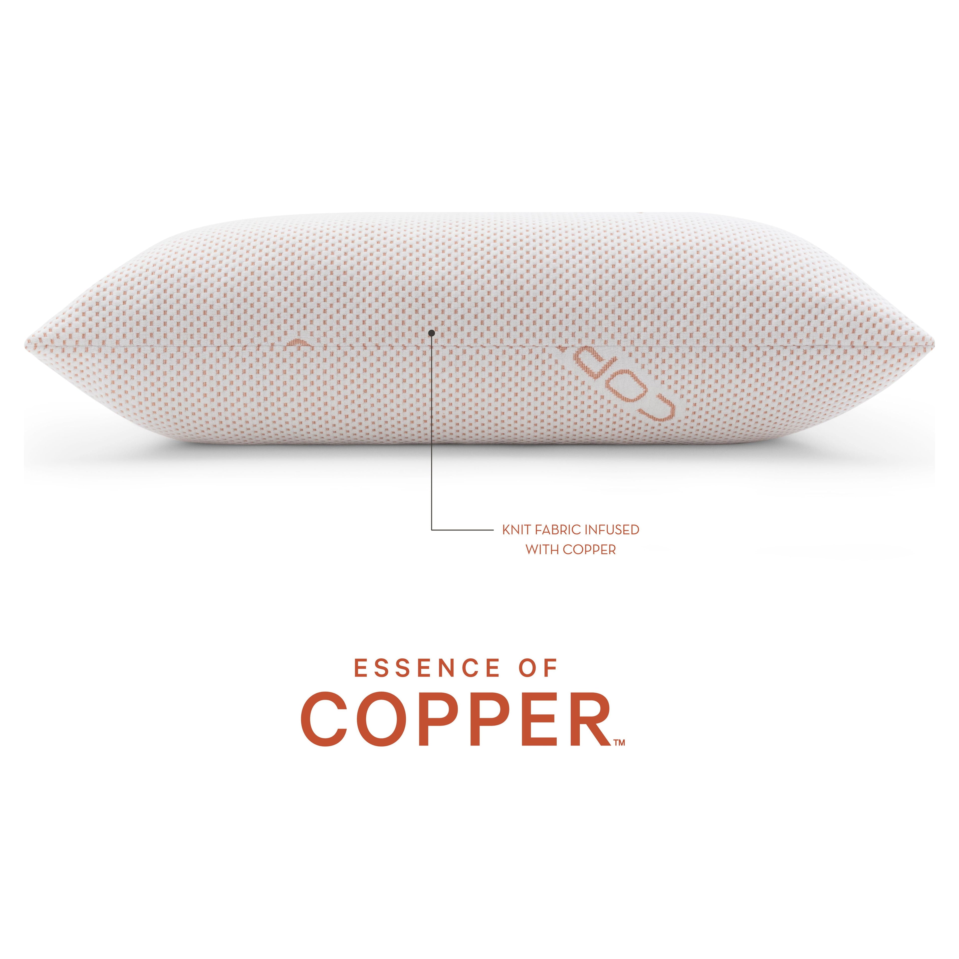 Luxury Knit Bed Pillow 2 Pack, Standard/Queen, Polyester