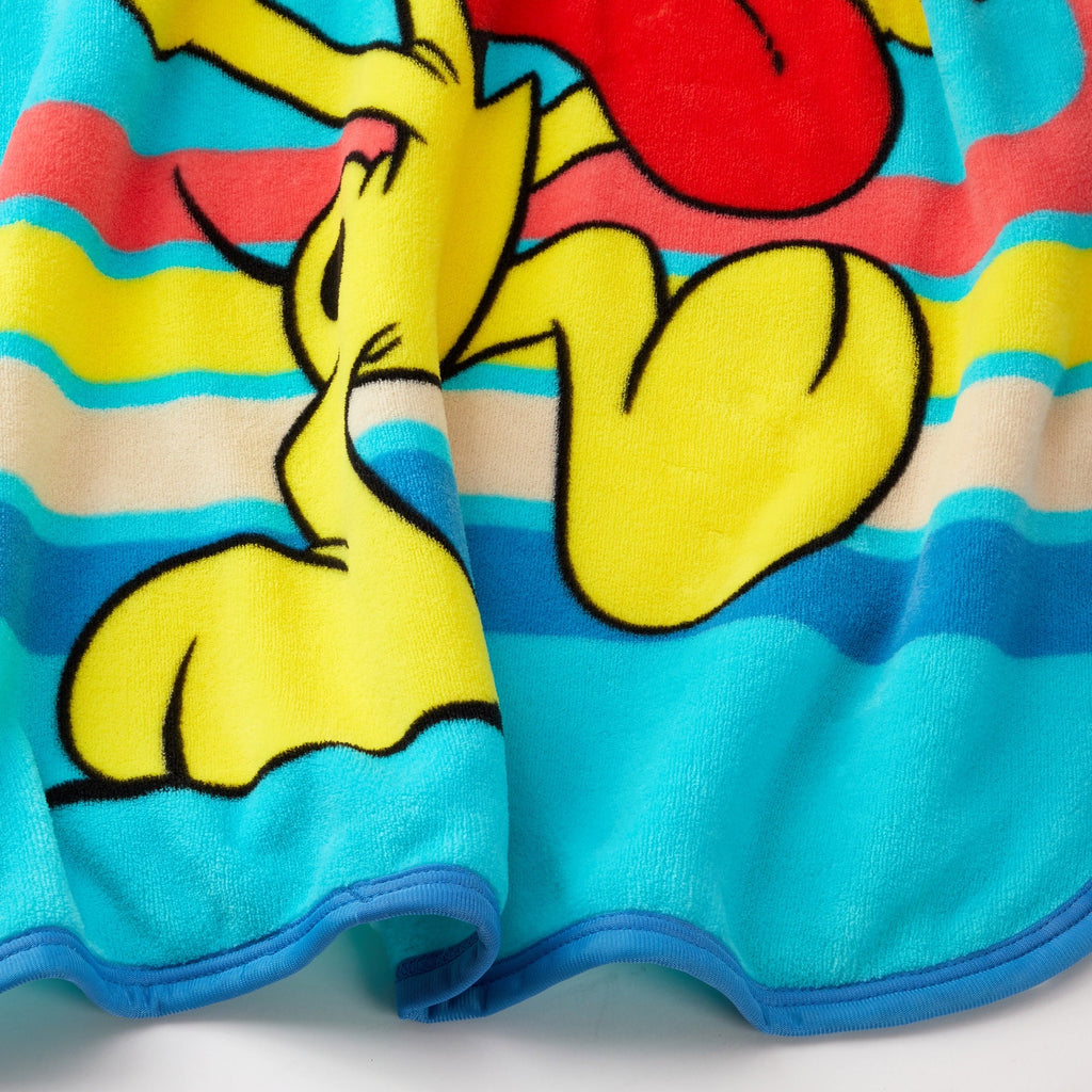 Kids Blue Print Fleece Throw Blanket, 46 x 60