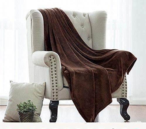 Single Solid Color Hypoallergenic 60”L x 50”W Fleece Throw Blanket for Fall, Winter, Spring, Summer, Men, Women, Chil...