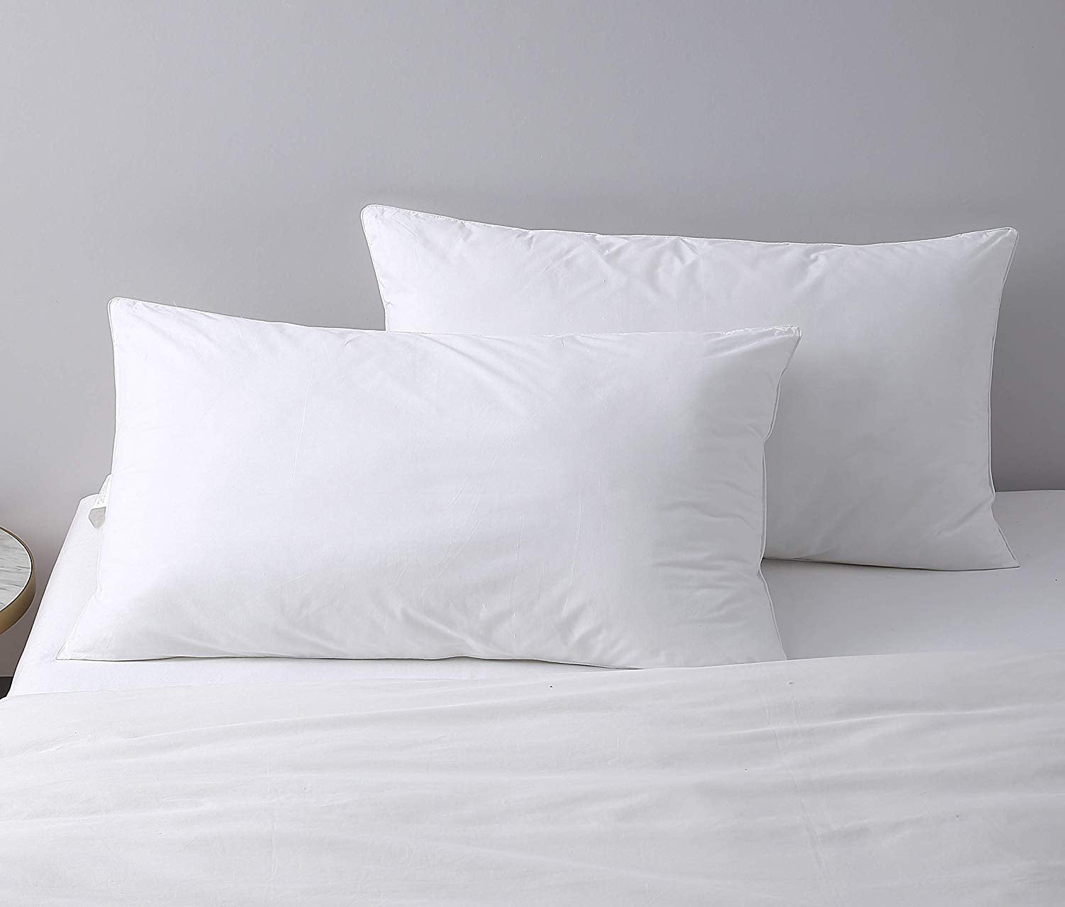 Bed Pillows King Size Pillows Set of 2, Pillows for Sleeping,Polyester Microfiber Cover,Super Soft Set of 2(...