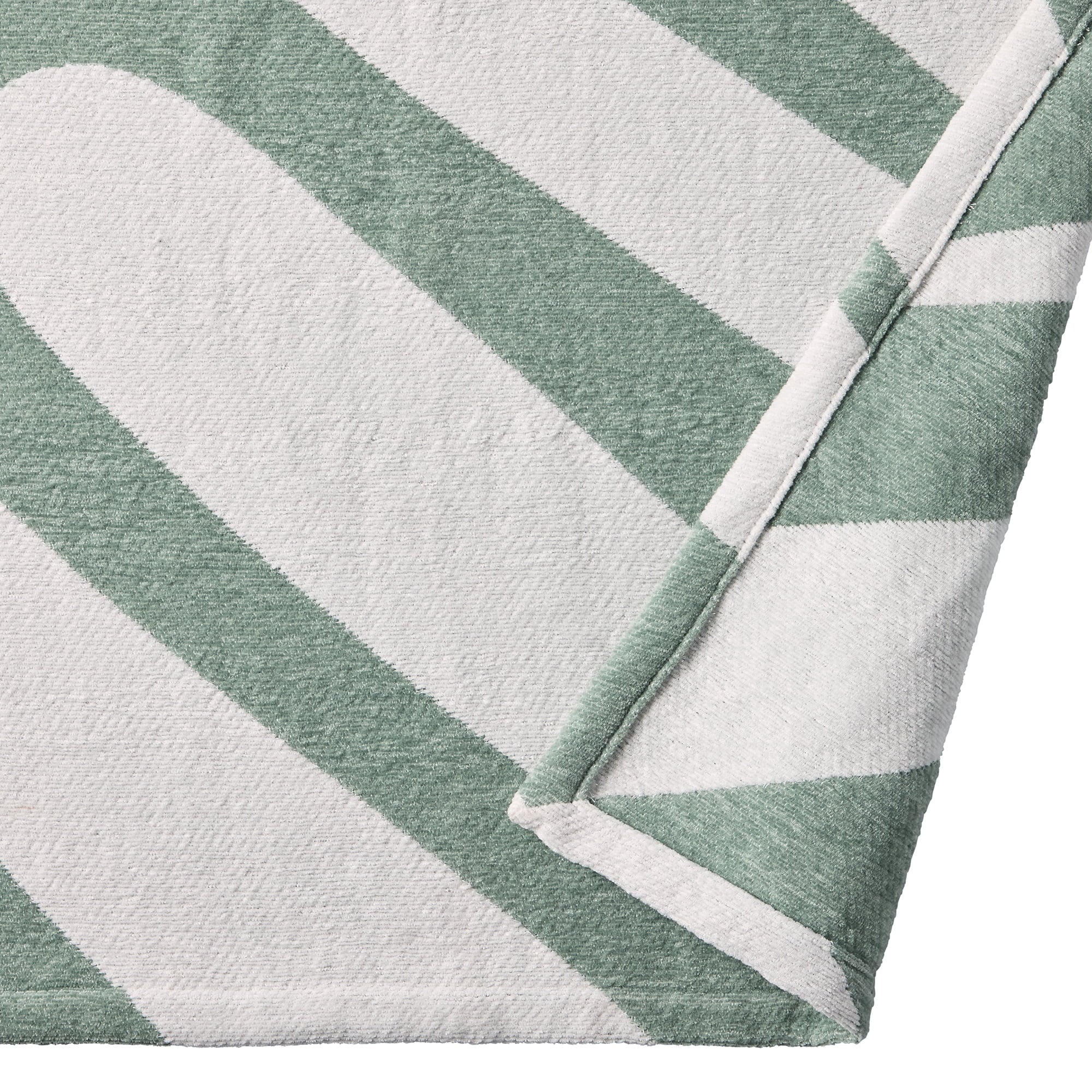 Chenille Jacquard Soft Throw Blanket, Soft Sea