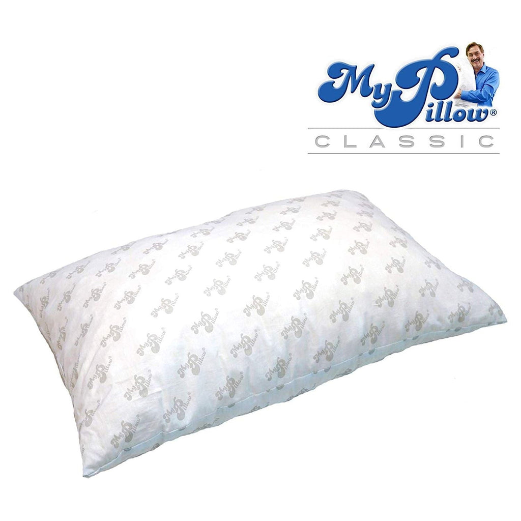 Foam Queen Size Bed Deep Sleep Pillow, White Medium Fill