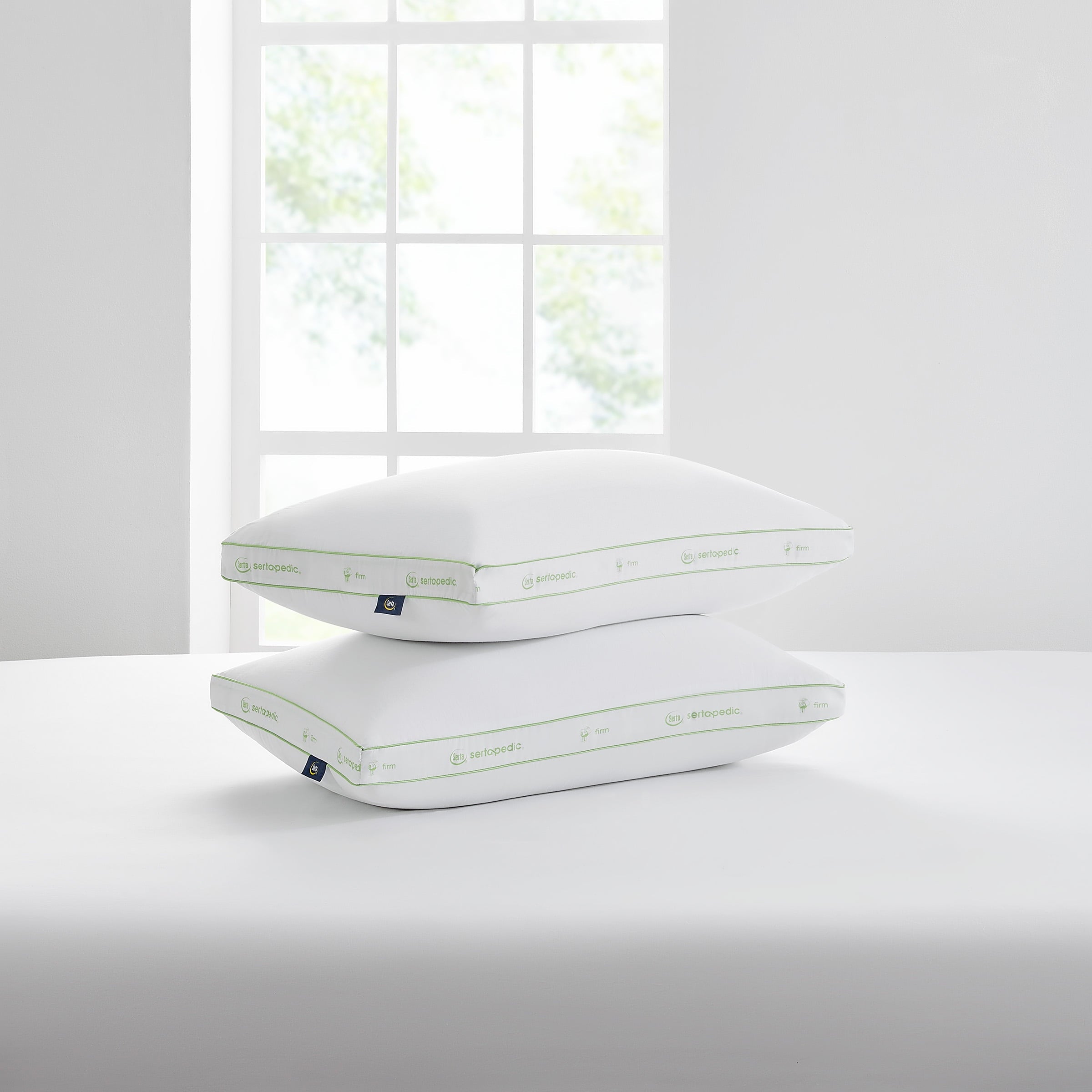 Firm Bed Pillow, Standard/Queen, 2 Pack