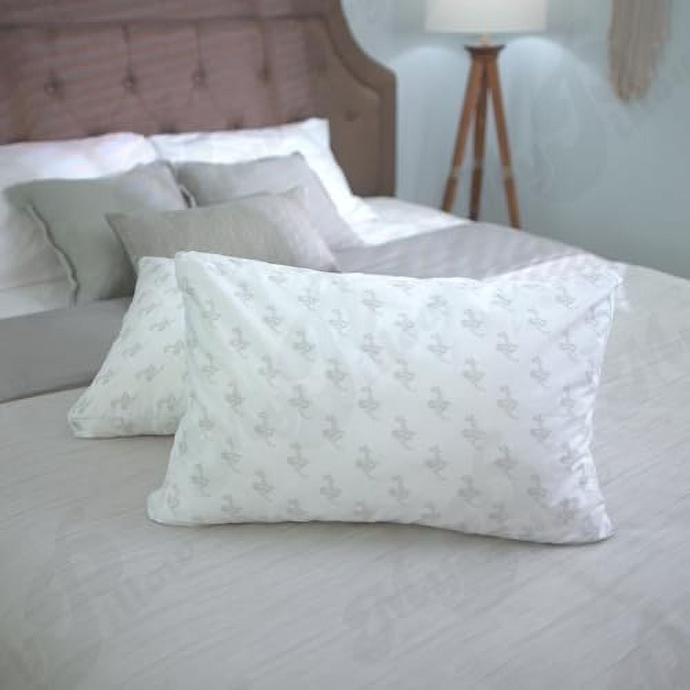 Bedding Bed Pillows for Sleeping Standard Size, Set of 2, Back, Stomach or Side Sleepers - Classic Pillow (Standard, ...