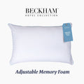 Customizable Memory Foam Queen Pillow 1Pack, Adult
