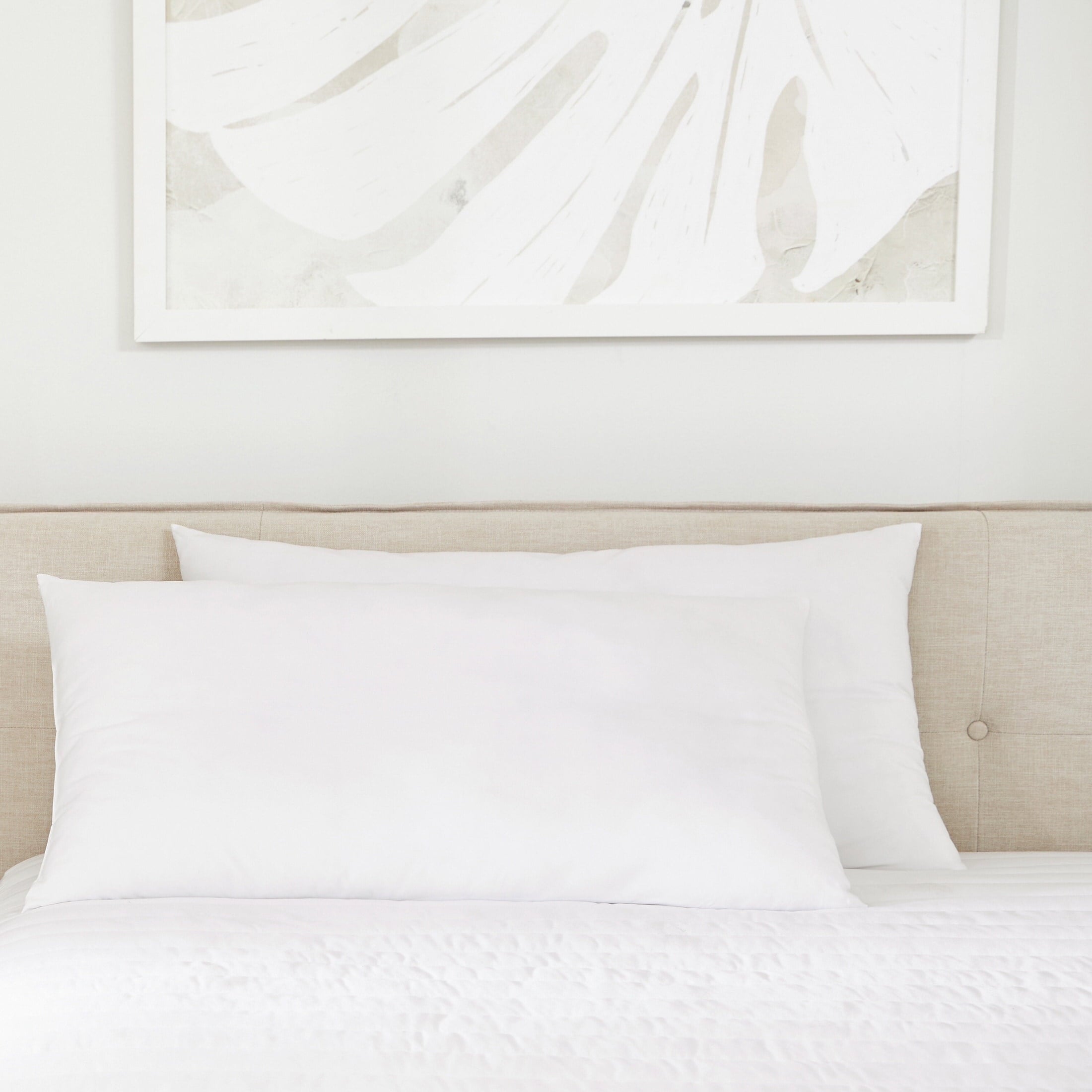 Plush Bed Pillows 2-Pack For All Sleep Styles - Back, Side and Stomach Sleepers - in King Size