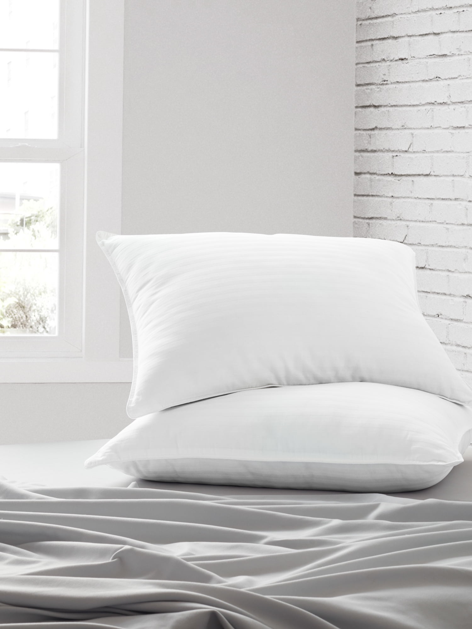Bed Pillow 2-Pack Standard/Queen Size For All Sleep Styles - Back, Side and Stomach Sleepers