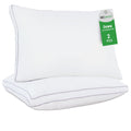 2 Pack Pillows for Bed, Standard Size Pillows Insert for Side and Back Sleepers, Soft Down Alternative Microfiber Fil...