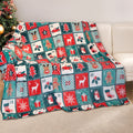 Cozy Blanket Printed Blanket Throw Christmas Blanket - 300 GSM Fleece Blanket Throw Size Blanket for Home Decoration,...
