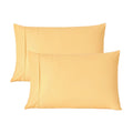 Solid Print Pillow Cases, King, Beige, 2-Pieces