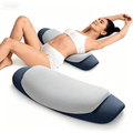 Lumbar Support Pillow for Bed, Memory Foam Ergonomic Lower Back Support Waist Pillow for Side Back and Stomach Sleepe...