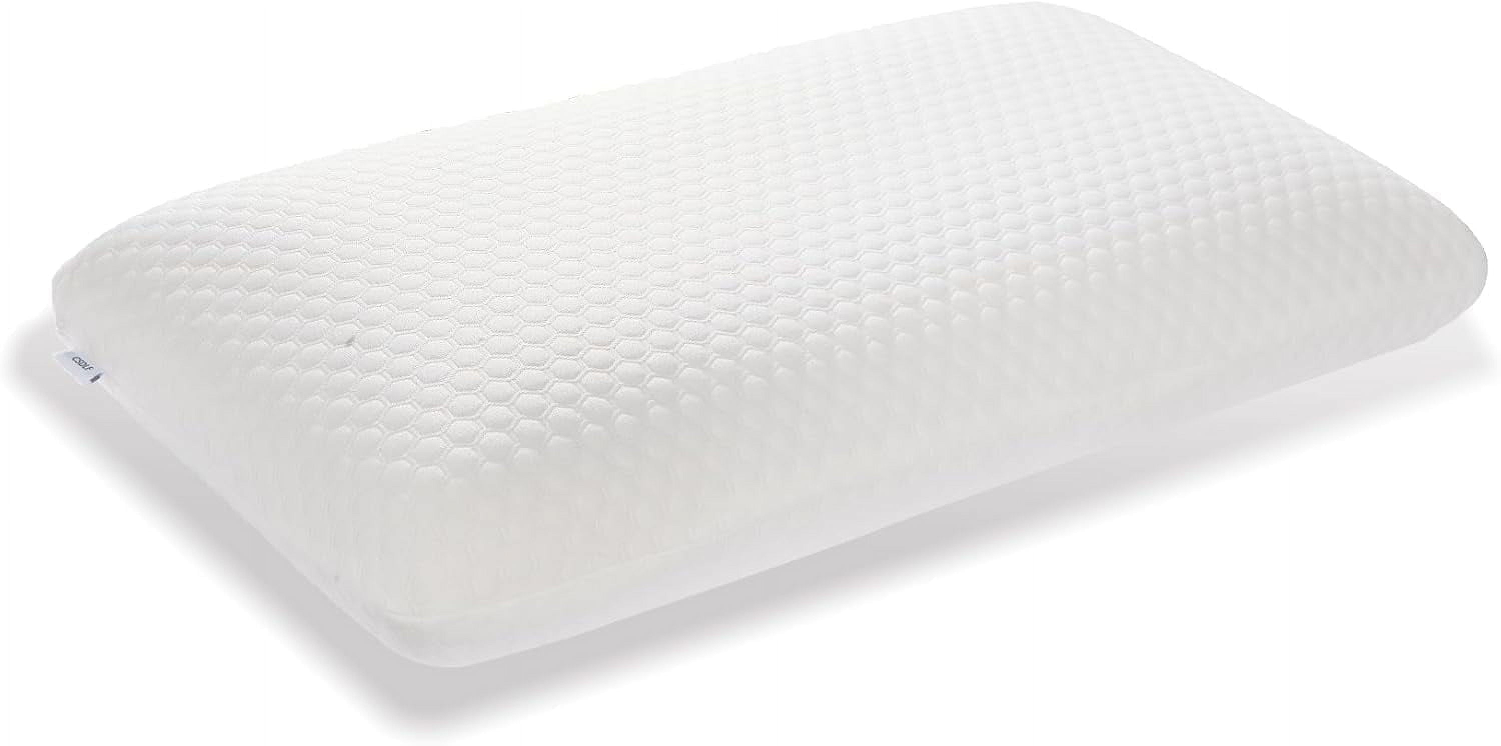 Memory Foam Bed Pillows, Pillow for Side and Back Sleeper, Pillow for Neck Pain Relief, Washable Removable Cover, Sof...