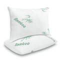 Memory Foam Pillows Queen Size Set of 2 - Cooling Bed Pillows for Sleeping - Back, Stomach, Side Sleeper Soft, Comfy ...