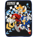 Kids Black Print Fleece Throw Blanket, 46 x 60
