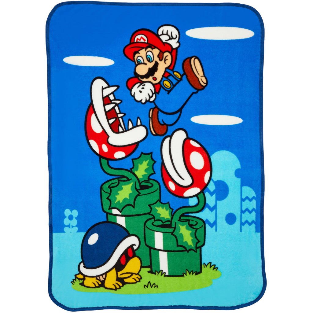 Kids Fleece Throw Blanket 46x60, Nintendo