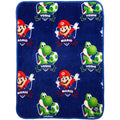Galaxy Movie Kids Blue Print Fleece Throw Blanket, 46 x 60