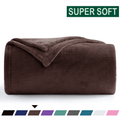Throw Blanket, Fuzzy & Plush Warm Fleece Blanket, Throw Size Coffee Blankets for Couch Beds, Machine Washable Blanket...
