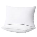 Pillows Standard Size Set of 2, Hotel Quality, Down Alternative Gusseted Bed Pillows for Side, Back, And Stomach Slee...