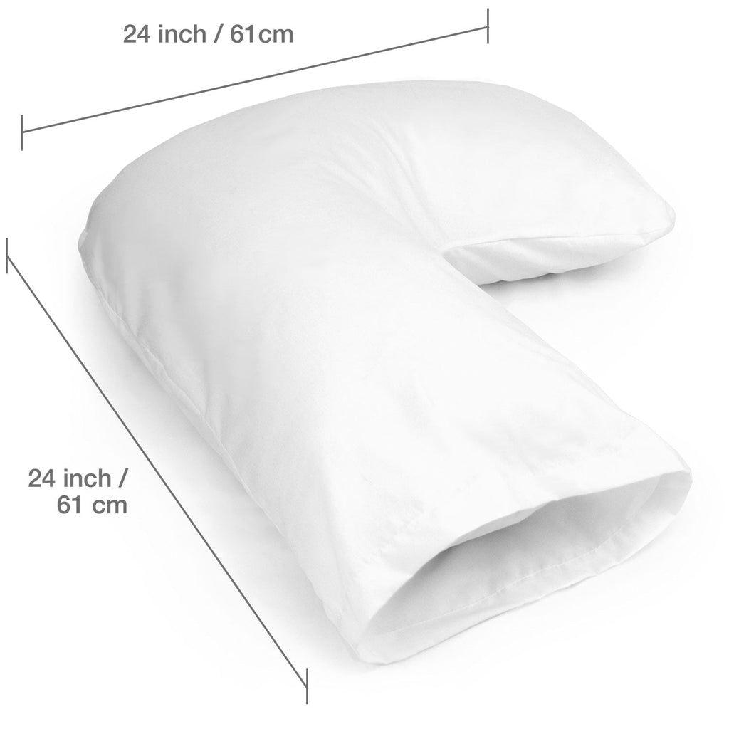 Hugg-A-Pillow 17" x 22" Bed Pillow White 554-7915-1900