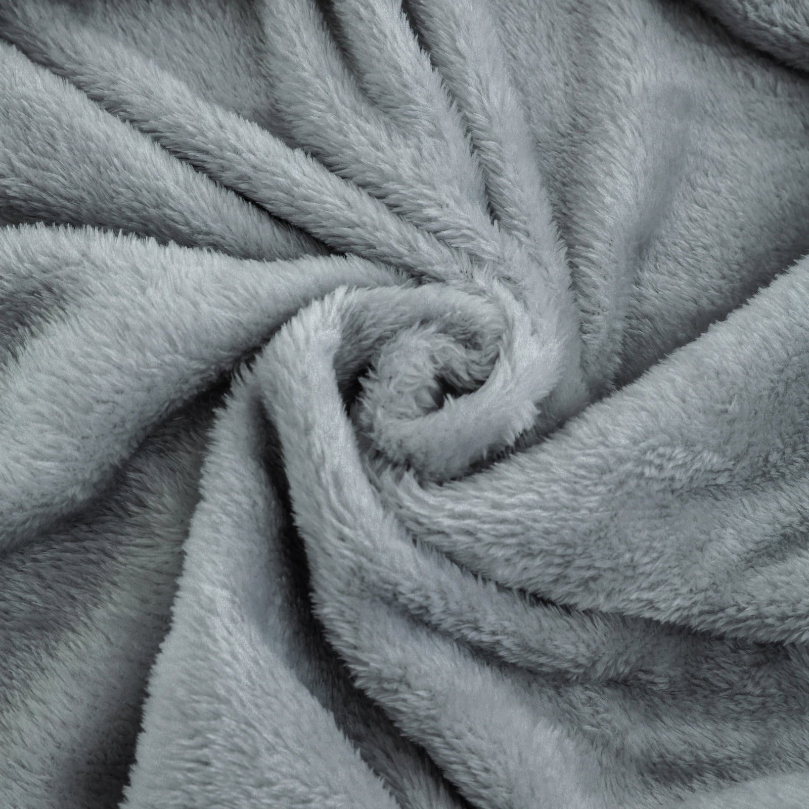 Super Soft Plush Blanket, Gray, Twin, Adult/Teen