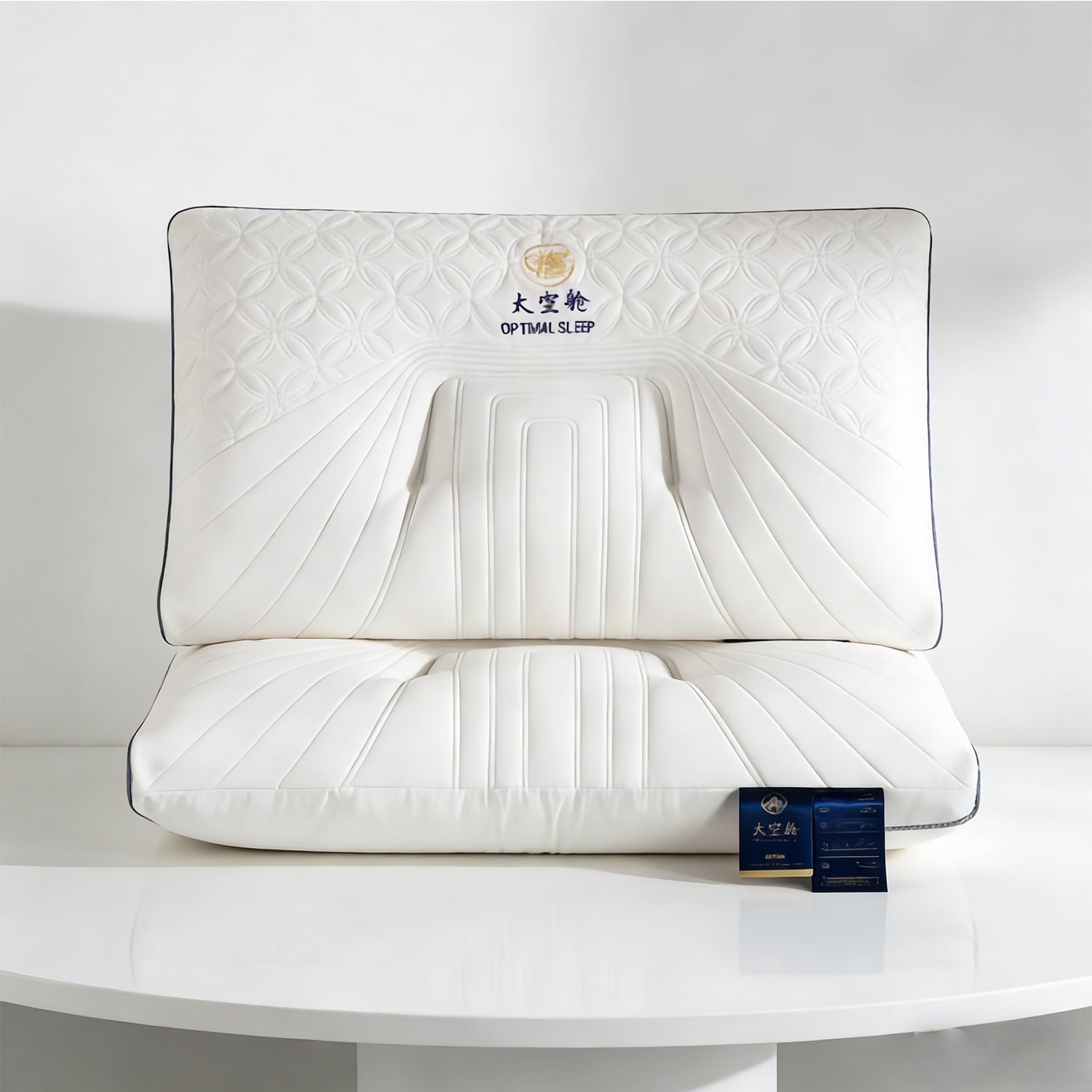 2-Pack Space Capsule Bed Pillow (29.13" x 18.9") - Plush and Supportive