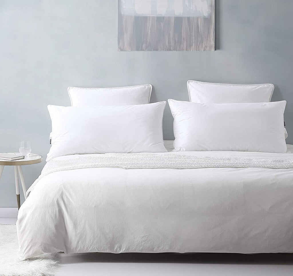 Bed Pillows King Size Pillows Set of 2, Pillows for Sleeping,Polyester Microfiber Cover,Super Soft Set of 2(...