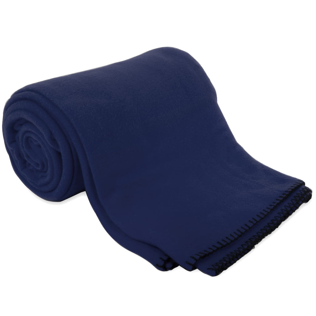 Solid Color 90"L x 60"W Fleece Throw Blanket for Fall, Winter, Spring, Summer, Men, Women, Homeless, Charity Donation...