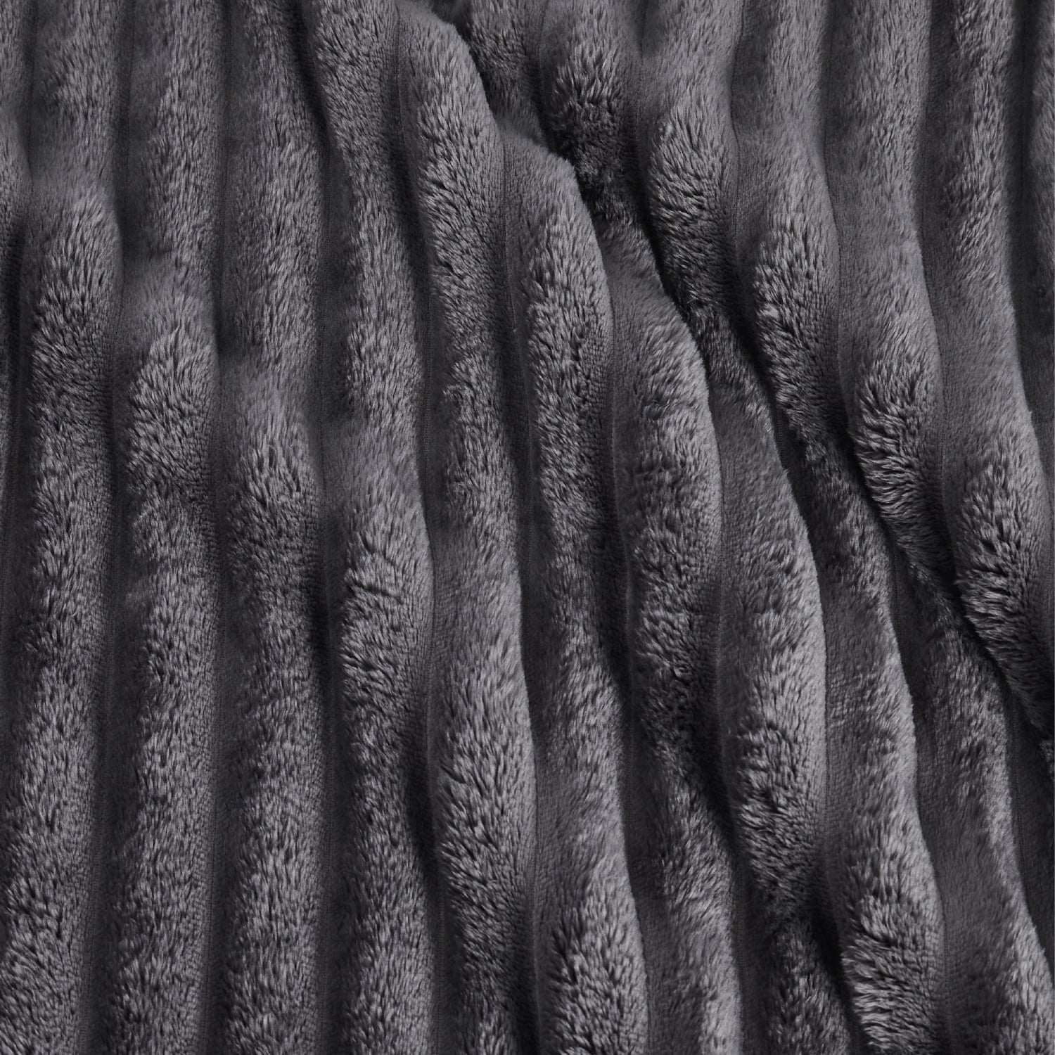 Grey Fleece Throw Blanket for Couch - Super Soft Cozy Blankets for Women, Girls, 50x60 inches