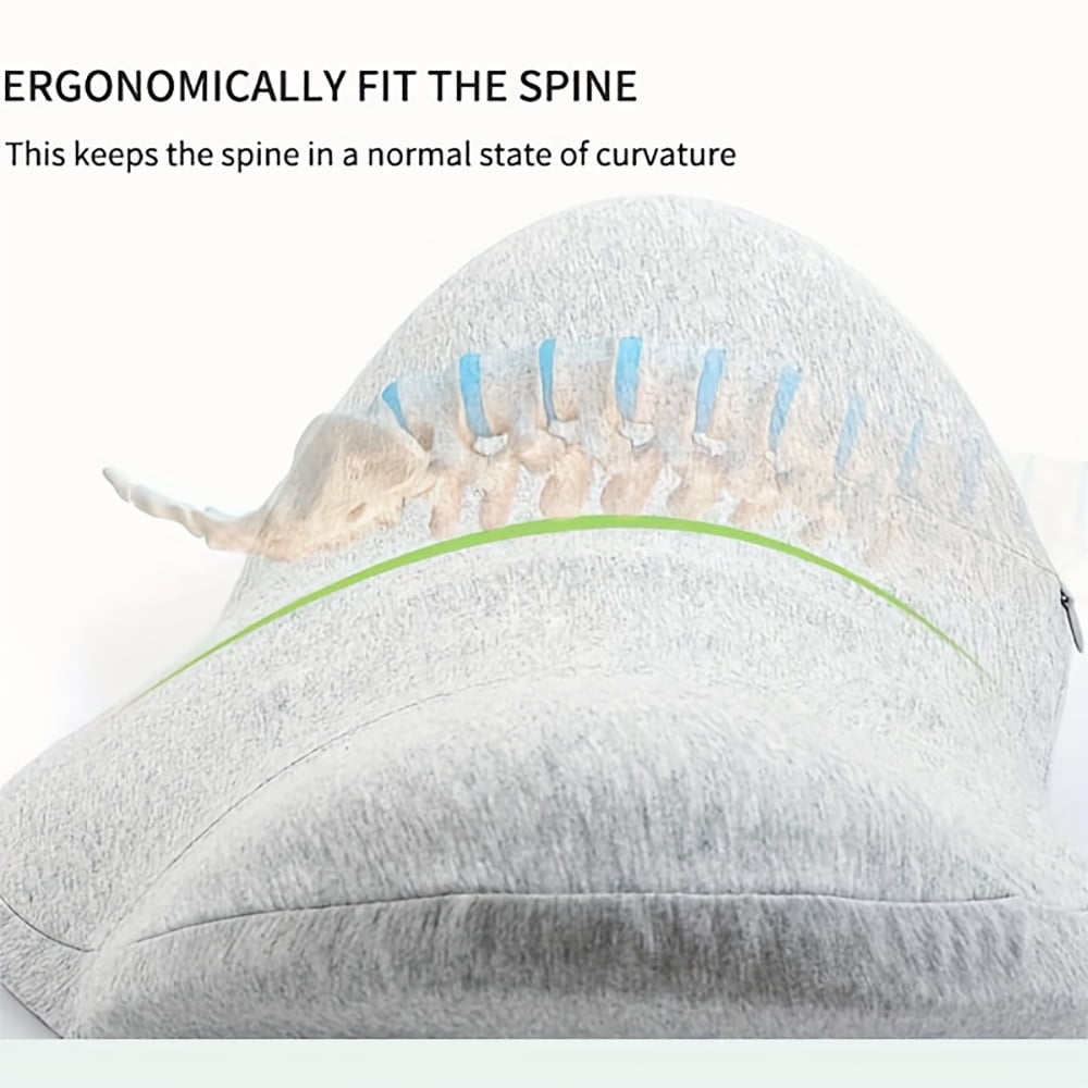 Effective Support Adult Breathable Lumbar Bed Pillow, Soft, 1 Pack
