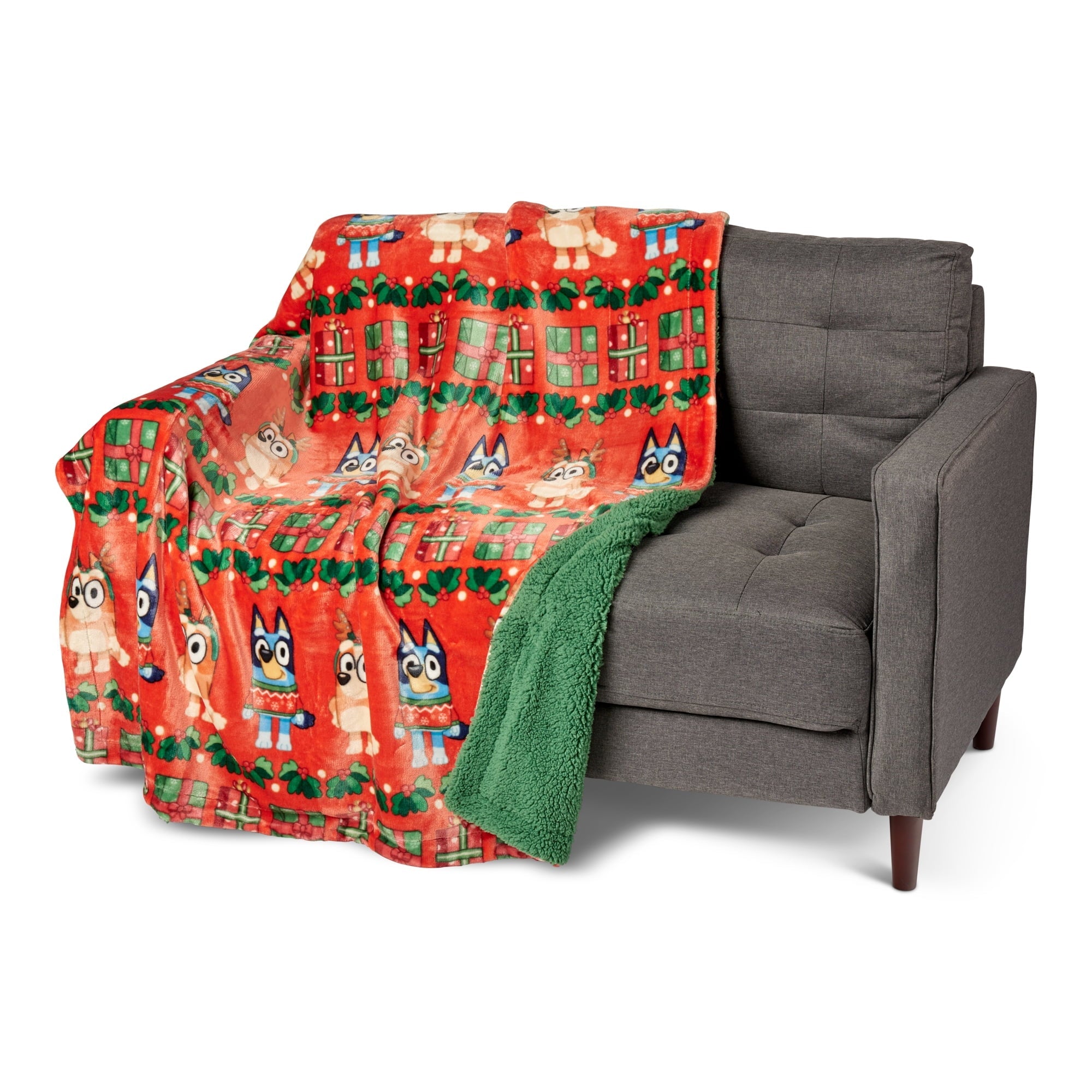 Holidays are Nice Silk Touch Throw Blanket with Sherpa Reverse 50 x 60 inches